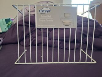 White wire racks
