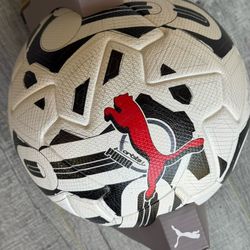 Size 5 White/Black/Red Puma Orbita 1 TB  FIFA Quality Pro Soccer Ball 083774-03