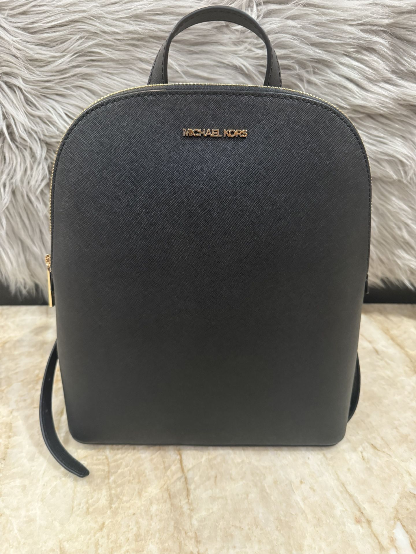 MICHAEL MICHAEL KORS CINDY 38H3GCPB3L BLACK LG BACKPACK LEATHER