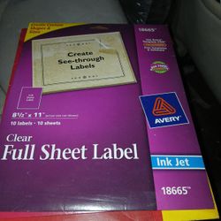 Full Sheet Label 