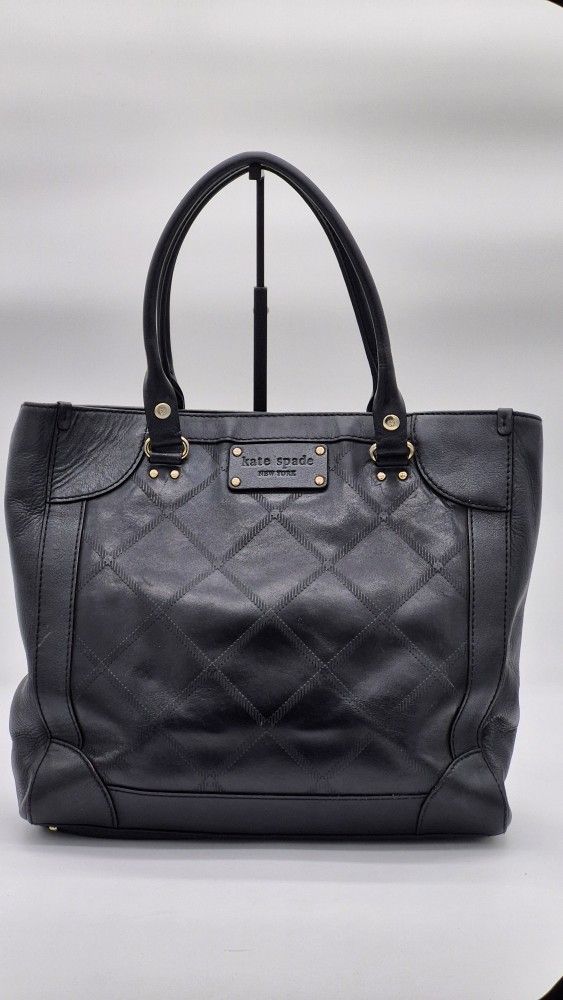 Kate Spade Black Leather Tote