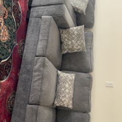 2 Set Grey Couch