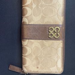 Coach Zip Around Wallet