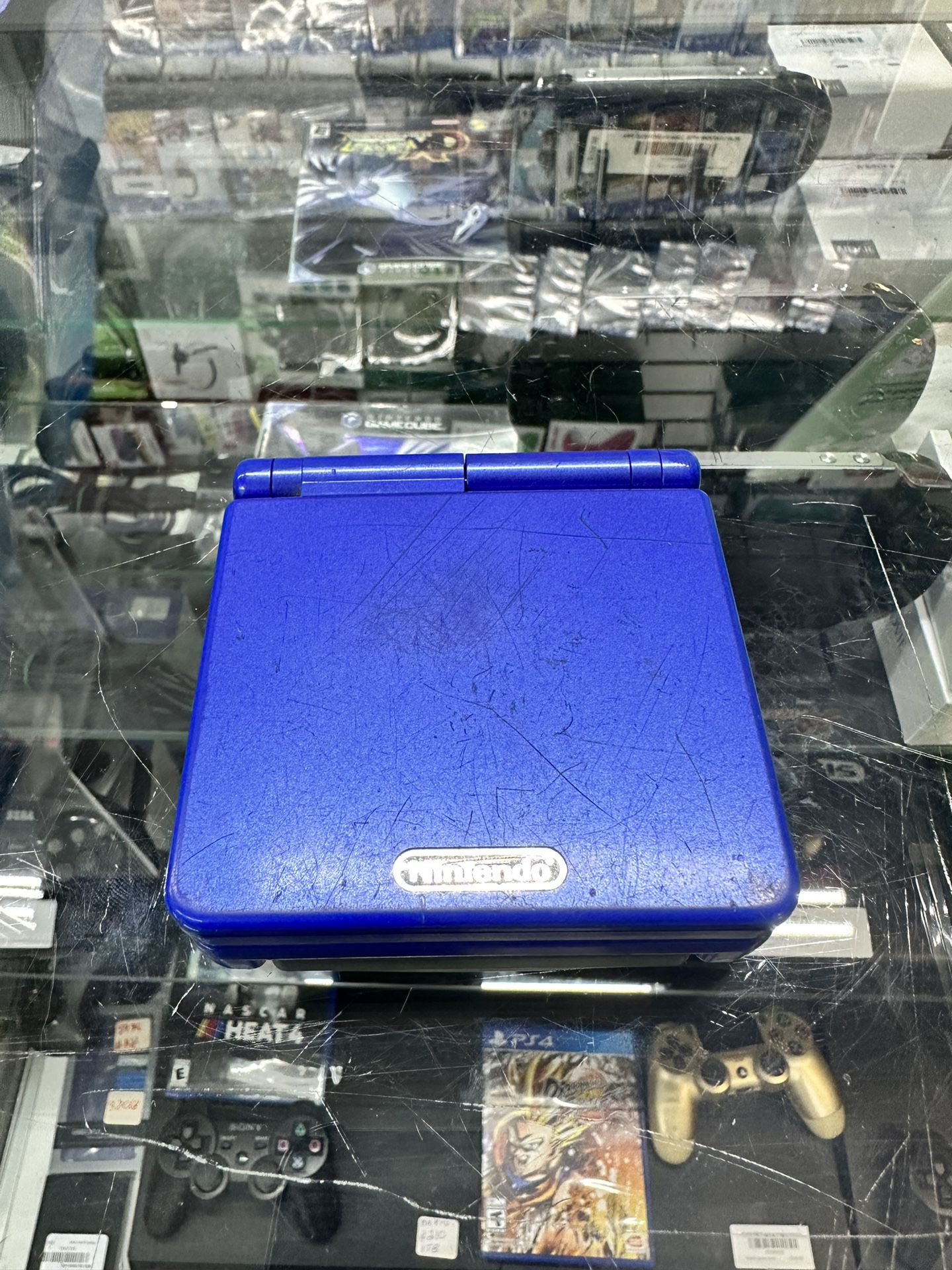 Gameboy Advance SP Blue Handheld 