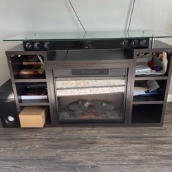 Tv Stand Fire Place Make Me An Offer 