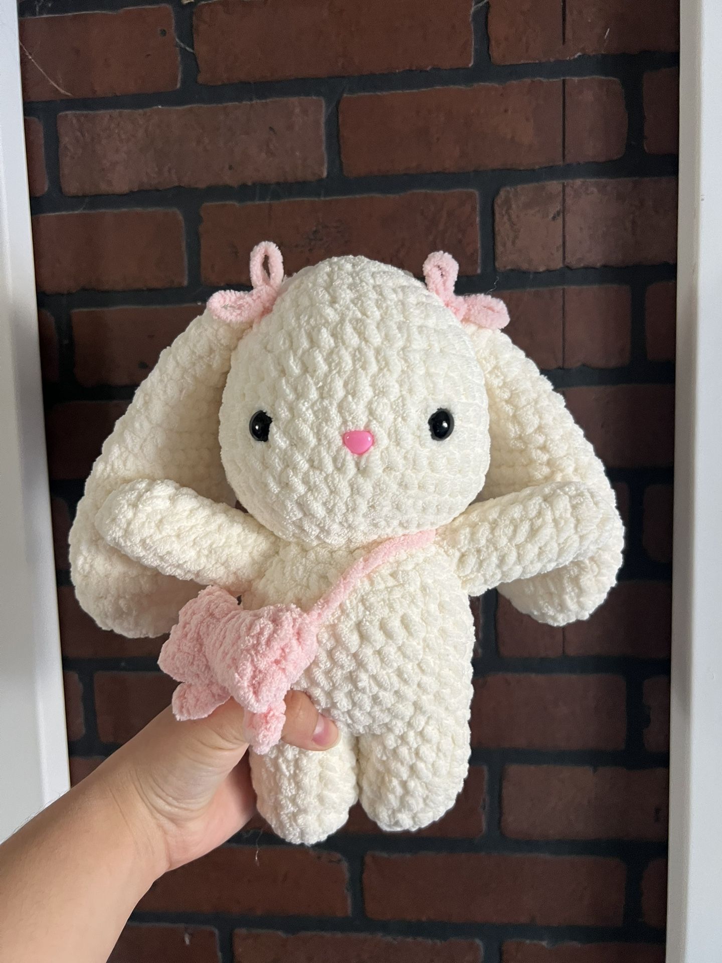 Plushie Bunny With Bow 🎀