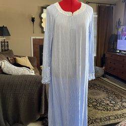 Baby Blue Long Night Gown 