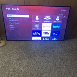 65” TCL Roku Tv