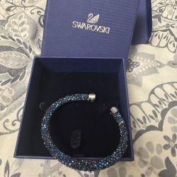 Swarovski Stardust Crystal Blue Bracelet