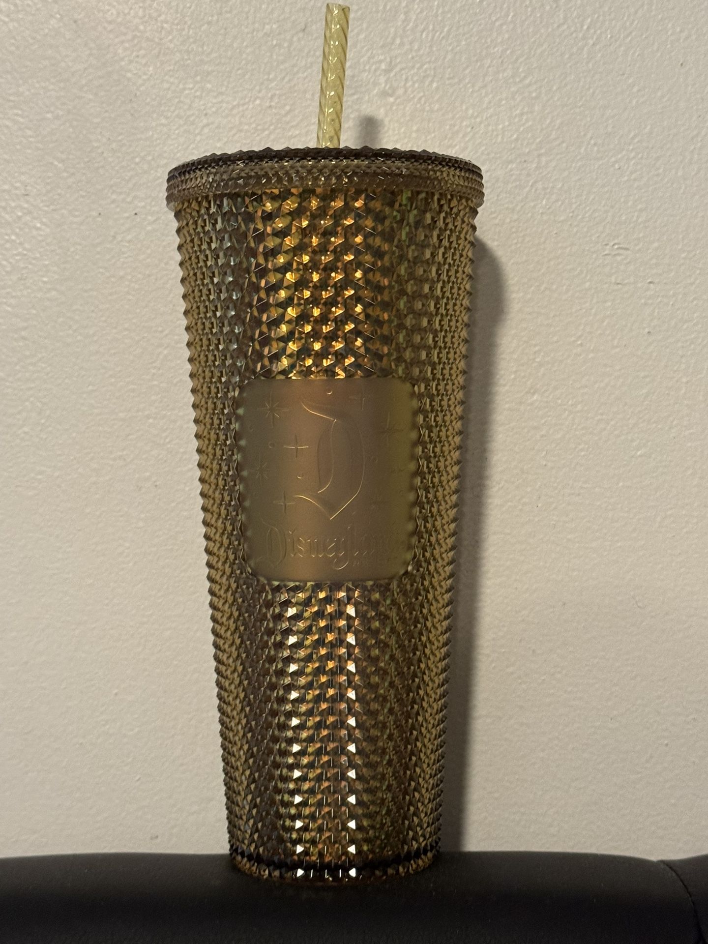 Gold Disney Starbucks Tumbler
