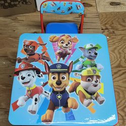 Paw Patrol Toddler Table And Chair 