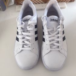 Adidas White And black Shoes 