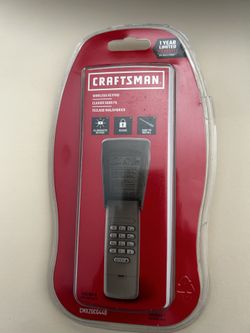 Craftsman wireless keypad for garage door opener - open package. New