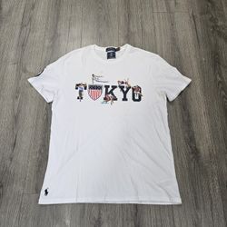 Polo Ralph Lauren 2020 Tokyo Olympics T Shirt Mens Size Large
