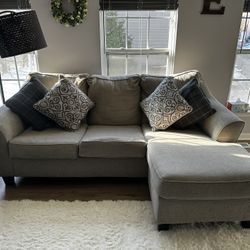 Ashley’s Kestrel Queen Sofa Chaise Sleeper