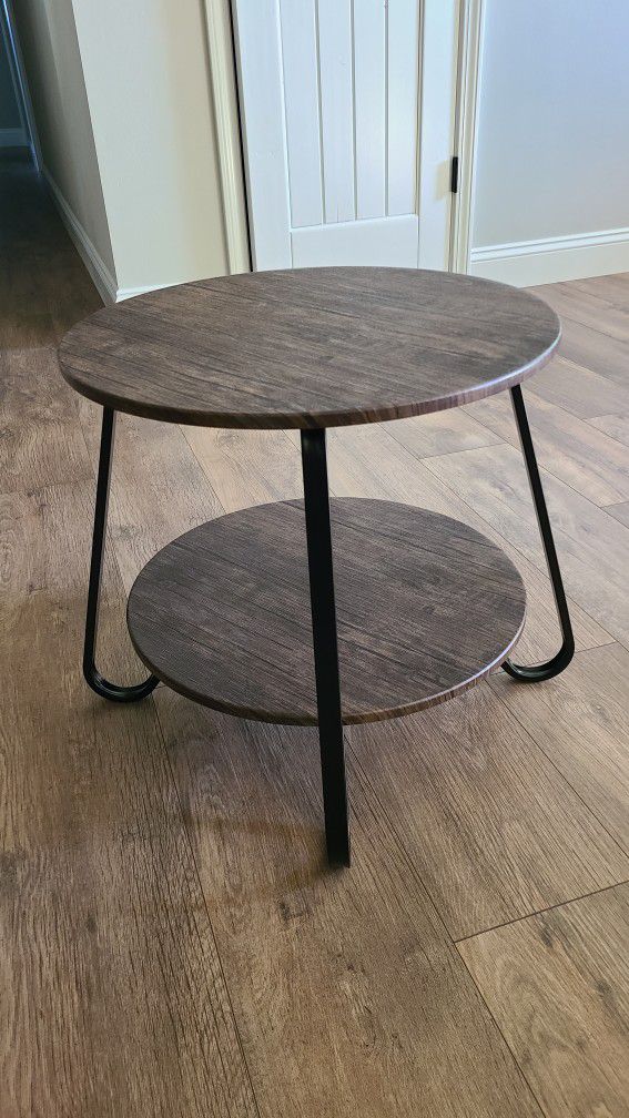 Round End Table Small Coffee Table