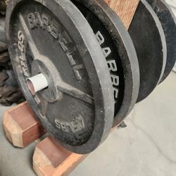45s Olympic Gym Weights Plates $100 Pair
