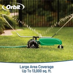 Traveling Tractor Lawn Sprinkler 