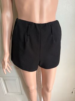 Women’s Haute Monde Black High-Waist Tailored Shorts size small