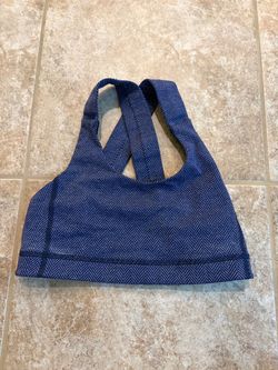 Blue Lululemon Sports Bra