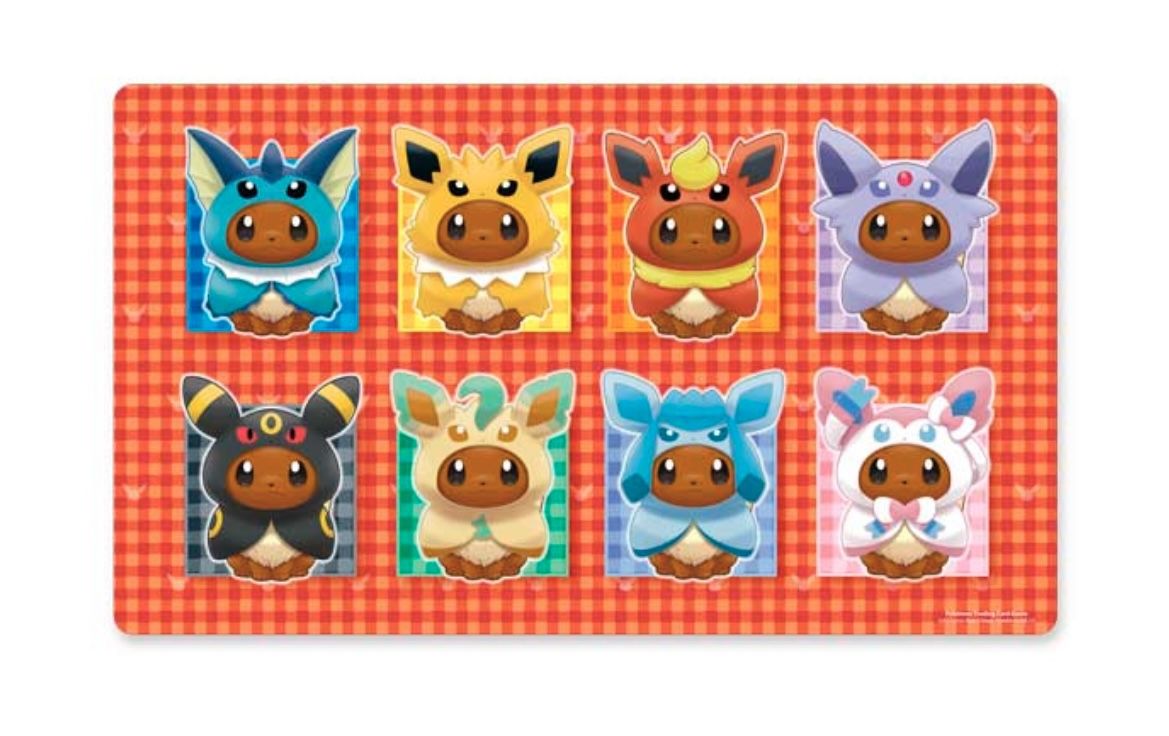 Eevee Capes/Poncho Playmat *MINT SEALED* Pokemon Center Exclusive TCG Vaporeon Umbreon Glaceon Leafeon Jolteon Flareon Sylveon Espeon PC Pokémon TCG