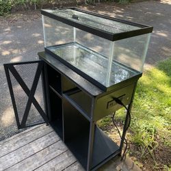 20 Gallons Long Aquarium Fish Tank With Stand