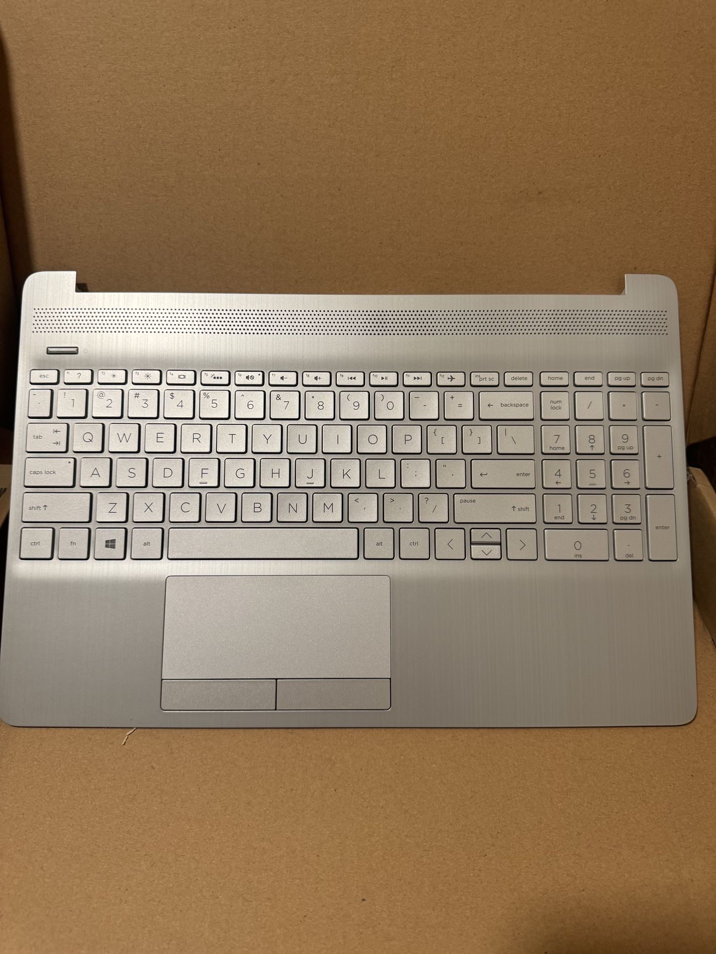 Replacement Upper Case Palmrest For HP 17-by/17-ca Series Laptops - With Keyboard & Touchpad L92785-001