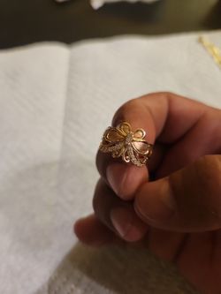 Anillo Sen̈orita 14 Kilates