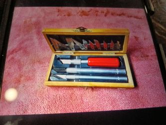 Xacto knife wood carving tool set