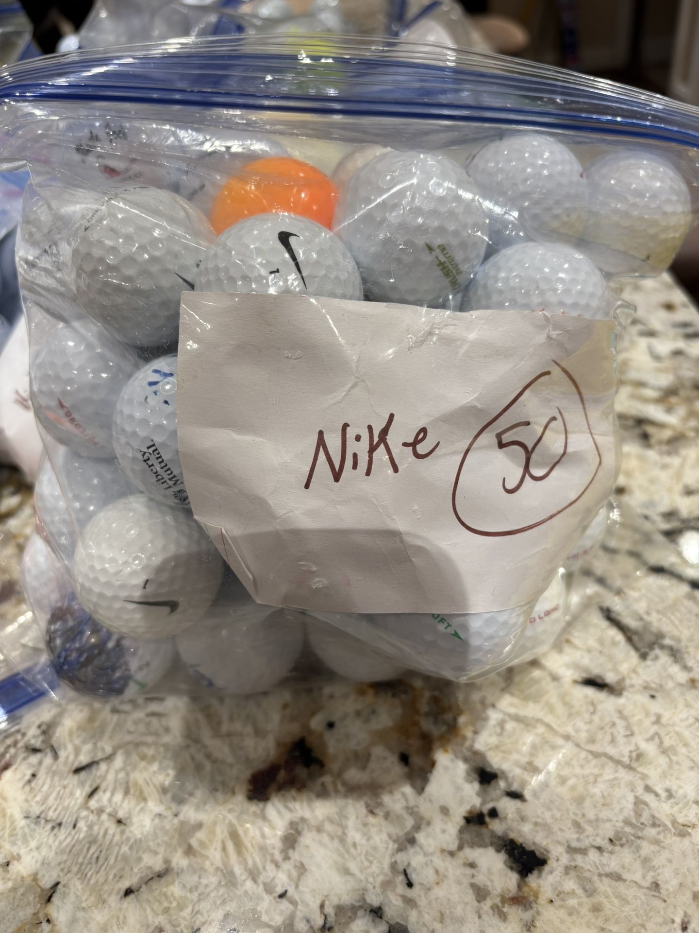 50 Nike Golf Balls