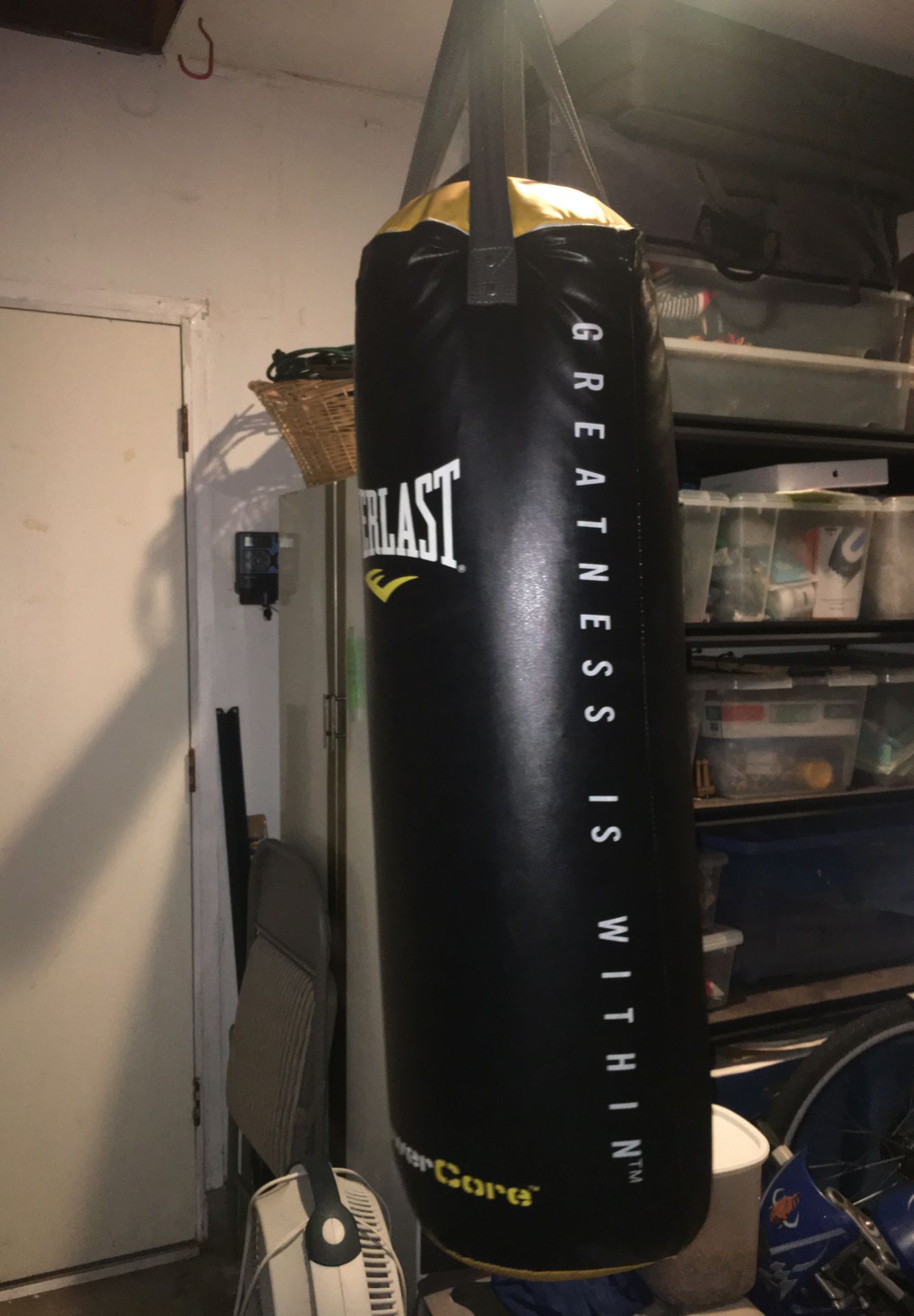 *On hold* Everlast Hanging punching bag and boxing gloves