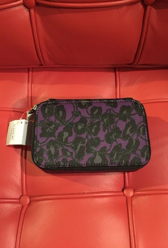 COACH Purple Black/ Multi Travel Jewelry - New