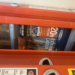 Werner 20ft Extension Fiberglass Ladder