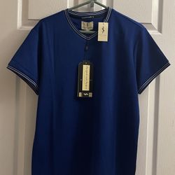 Brand New Men’s Brite Blue Pullover Size Large 