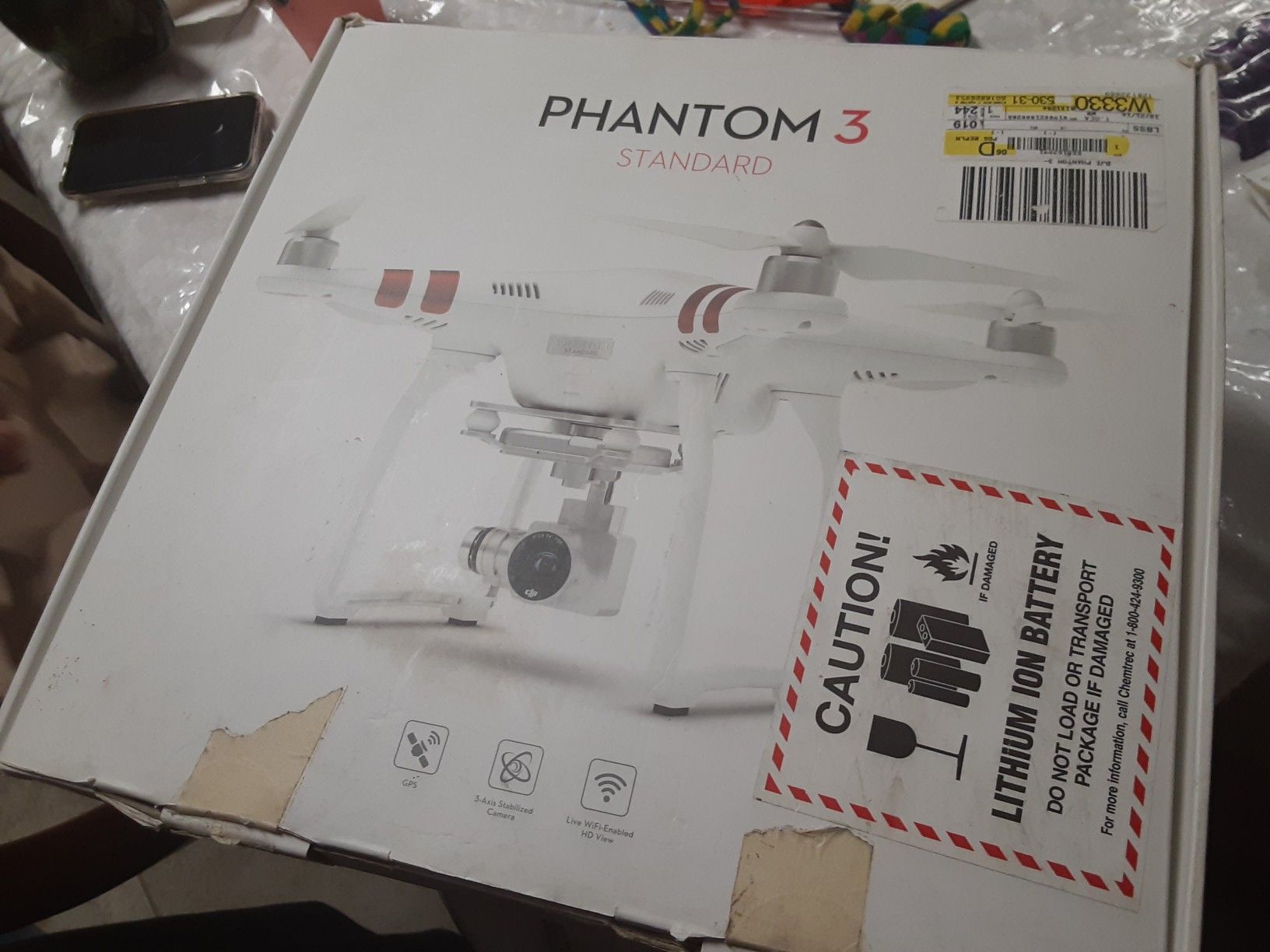 Drone with camera/ wifi /GPS $200 cash will not lower must pickup in box like new only serious buyers please