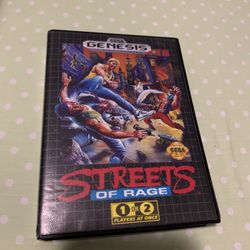 sega genesis streets of rage game 