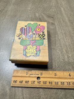Love Grows rubber stamp 