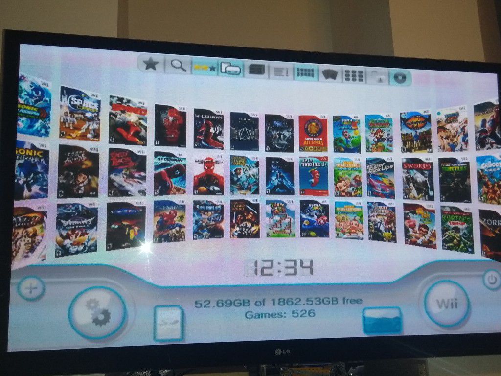 2 TB modded Nintendo wii 525 Wii 635 gamecube