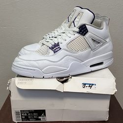Jordan 4 Metallic Purple Size 10.5