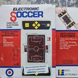 Vintage Entex Electronic Soccer Handheld Electronic Game