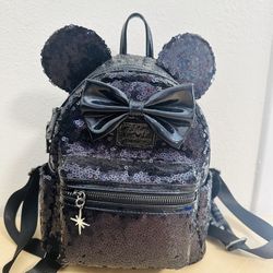 Black Sequin Loungefly Backpack