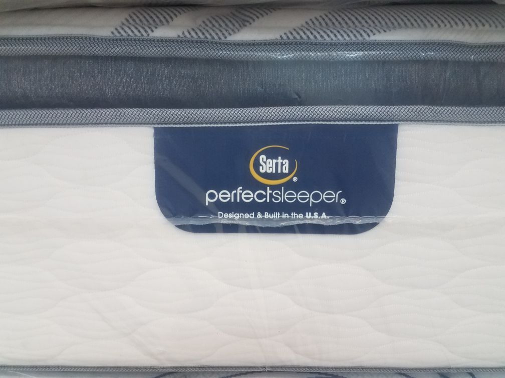 15" SERTA Perfect Sleeper Luxury Hybrid Oakridge II Mattress Queen, Cal King