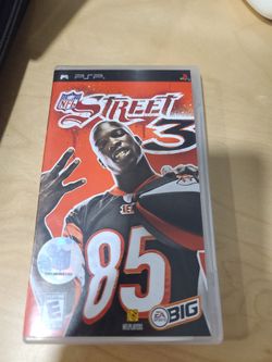 Playstation psp game nfl street 3