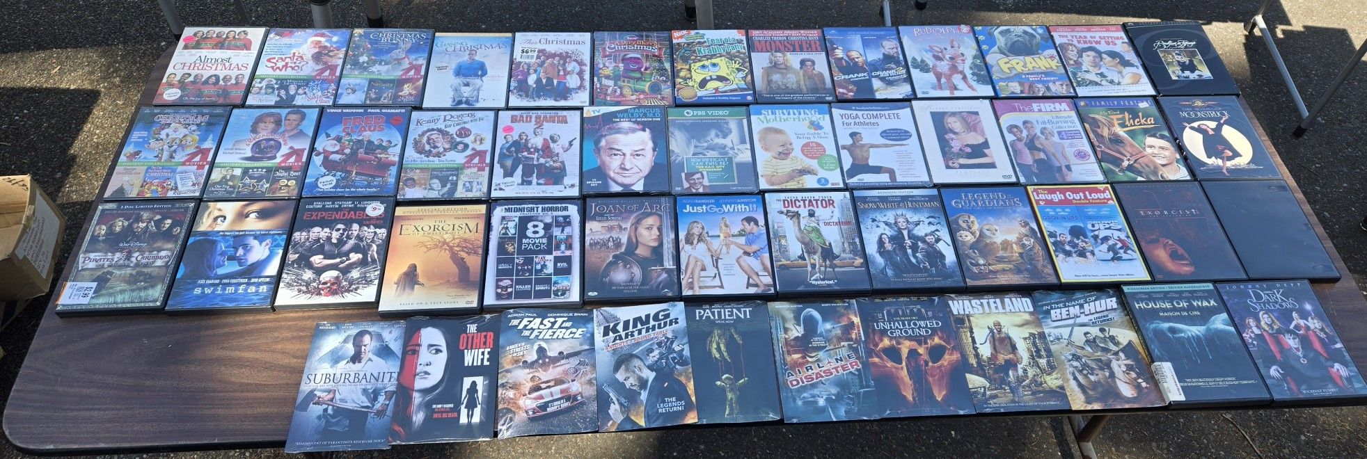 Lot of 100 DVD Movies