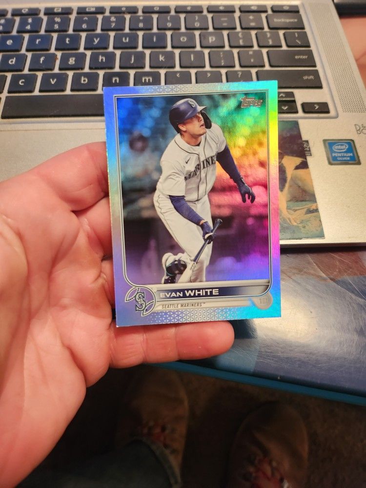 Evan White Baseball Card