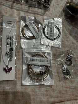 Hoops And Necklace $5 Each Piece 
