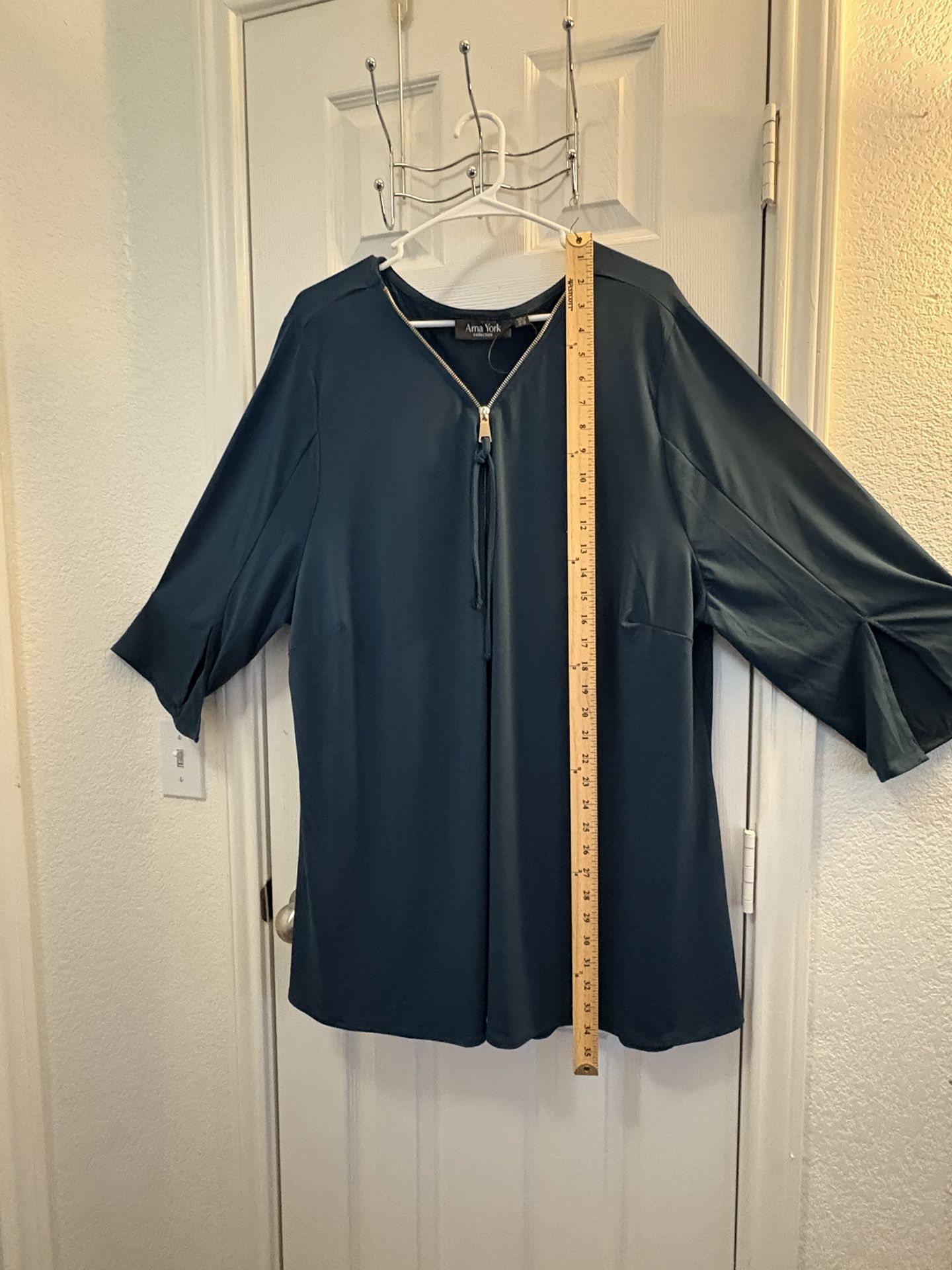 Women’s Plus Size Tunic - Blue Green
