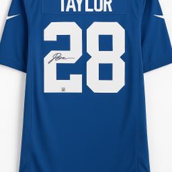 Nike Signed Fanatics Colts Jonathan Taylor Jersey Autographed Large COA NFL