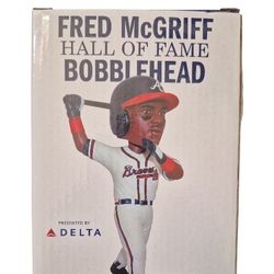 Factory-Sealed Delta Fred “Crime Dog” McGriff 2023 Hall of Fame Bobblehead – Never Opened