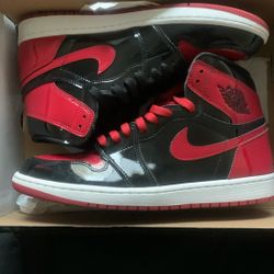 Air Jordan 1 Retro OG Patent Bred 